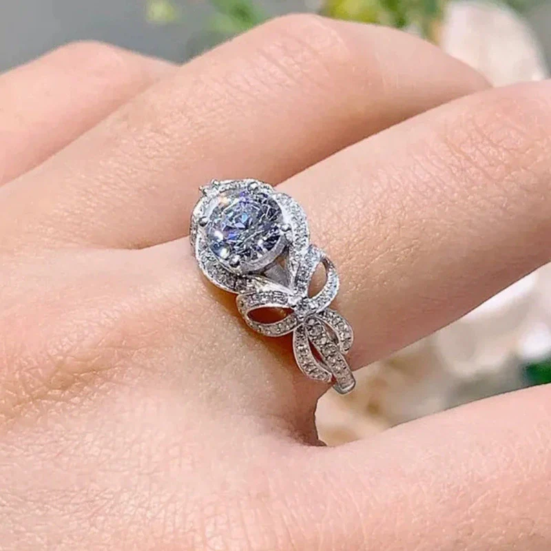 Wholesale Women's Princess Style Geometric Design Copper Jewelry With Zirconia - Image 2