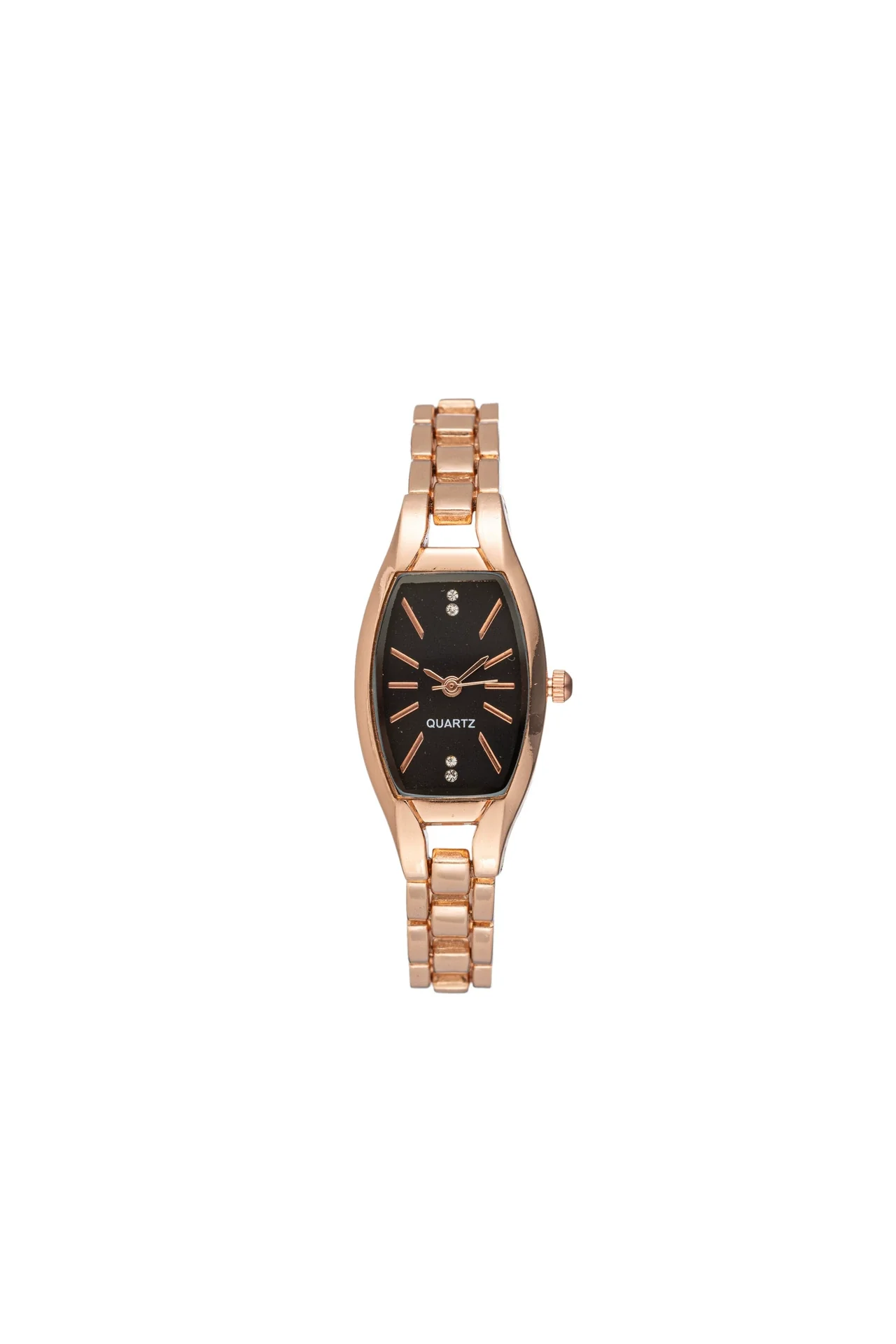Wholesale Women's Retro Barrel Shaped Stainless Steel And Alloy Bracelet Quartz Watch With Horseshoe Buckle - Image 7