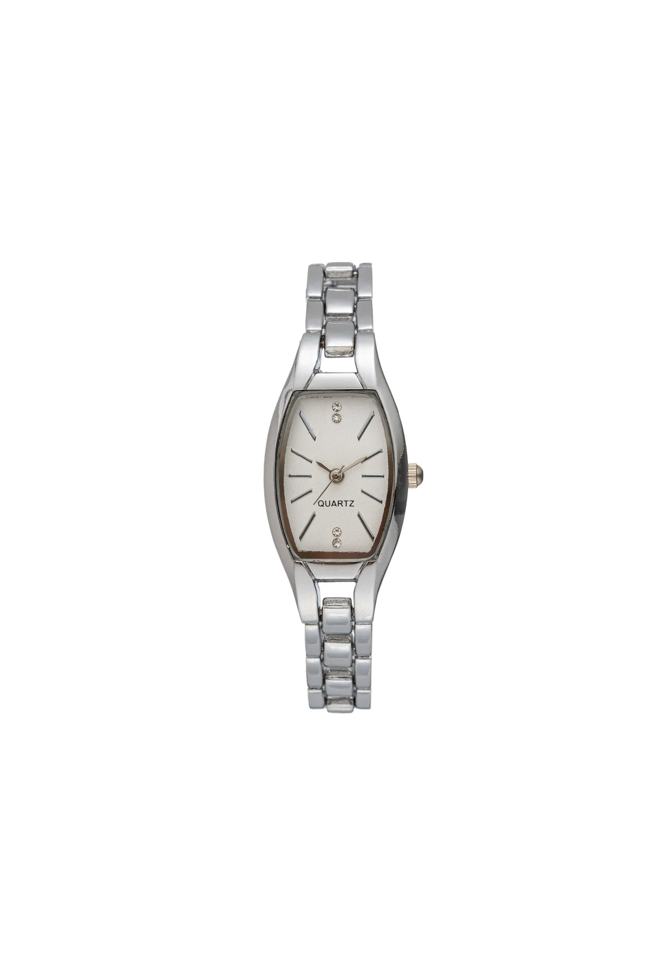 Wholesale Women's Retro Barrel Shaped Stainless Steel And Alloy Bracelet Quartz Watch With Horseshoe Buckle - Image 8