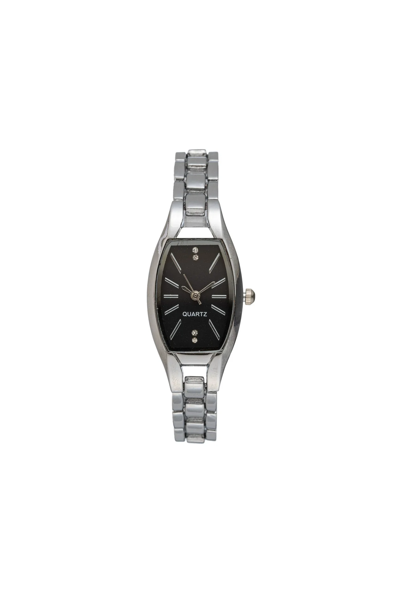 Wholesale Women's Retro Barrel Shaped Stainless Steel And Alloy Bracelet Quartz Watch With Horseshoe Buckle - Image 9
