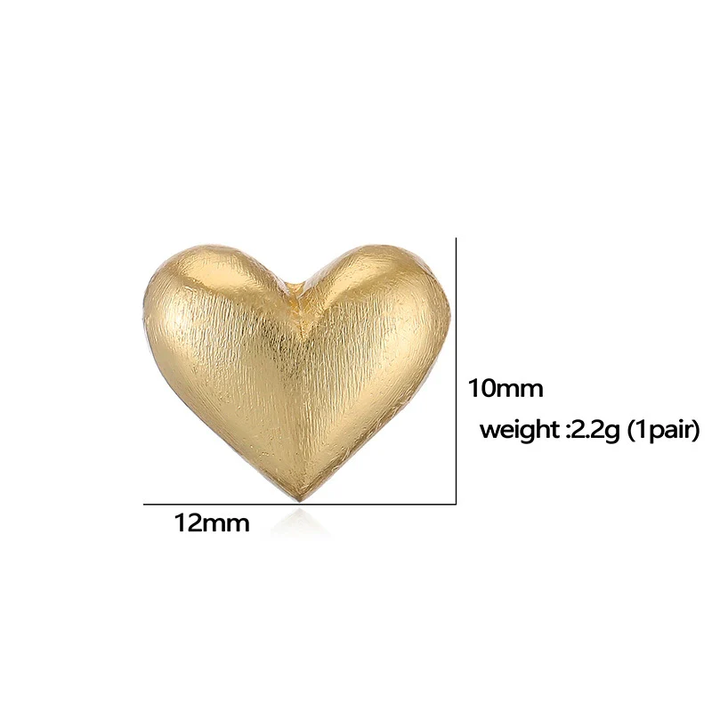 Wholesale Women's Retro Copper Electroplated Geometric Oval Cshaped Earrings - Image 3