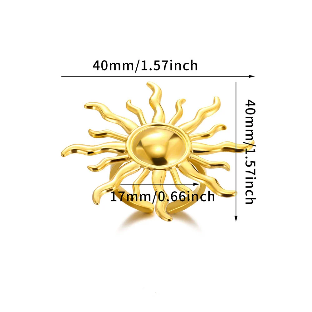 Wholesale Women's Retro Elegant Light Luxury Gold Plated Stainless Steel And Imitation Pearl Flower Ring - Image 9