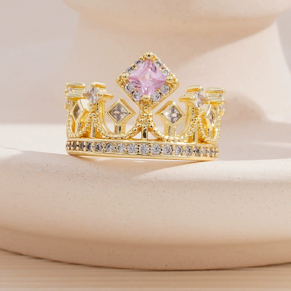 Wholesale Women's Retro Light Luxury Geometric Copper Pearl Butterfly Ring Inlaid With Zircon And Electroplated - Image 28