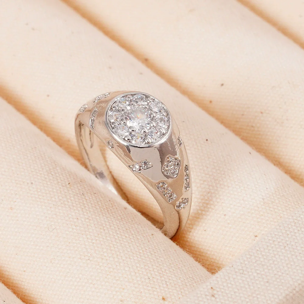 Wholesale Women's Retro Light Luxury Geometric Copper Pearl Butterfly Ring Inlaid With Zircon And Electroplated - Image 44
