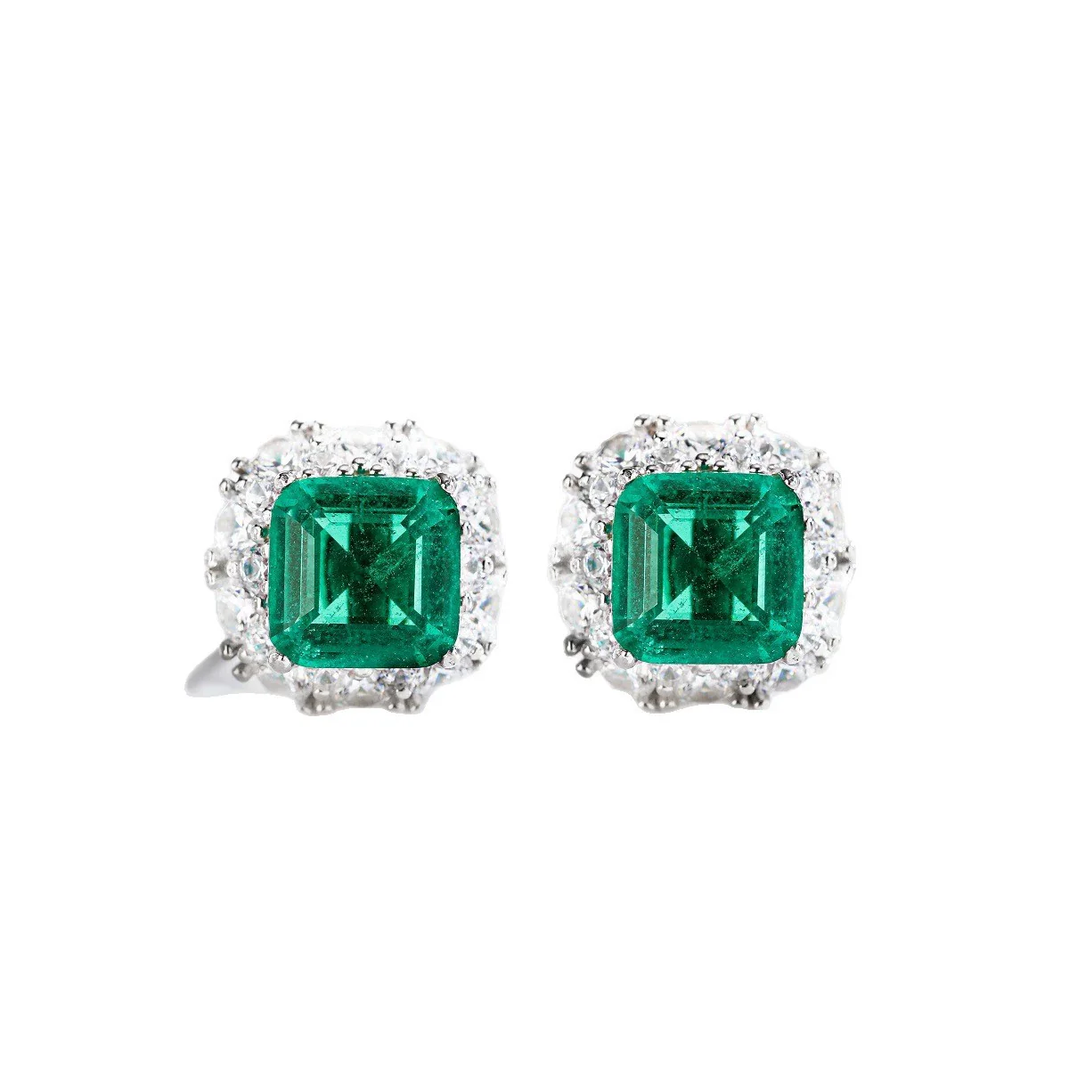 Wholesale Women's S925 Sterling Silver Geometric Earrings With Electroplating - Image 5