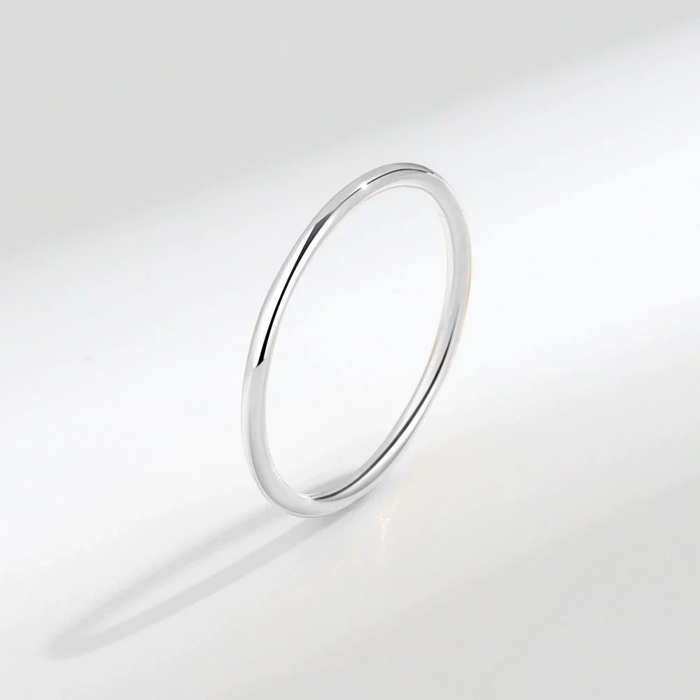 Wholesale Women's S925 Sterling Silver Geometric Style Electroplated Ring - Image 6