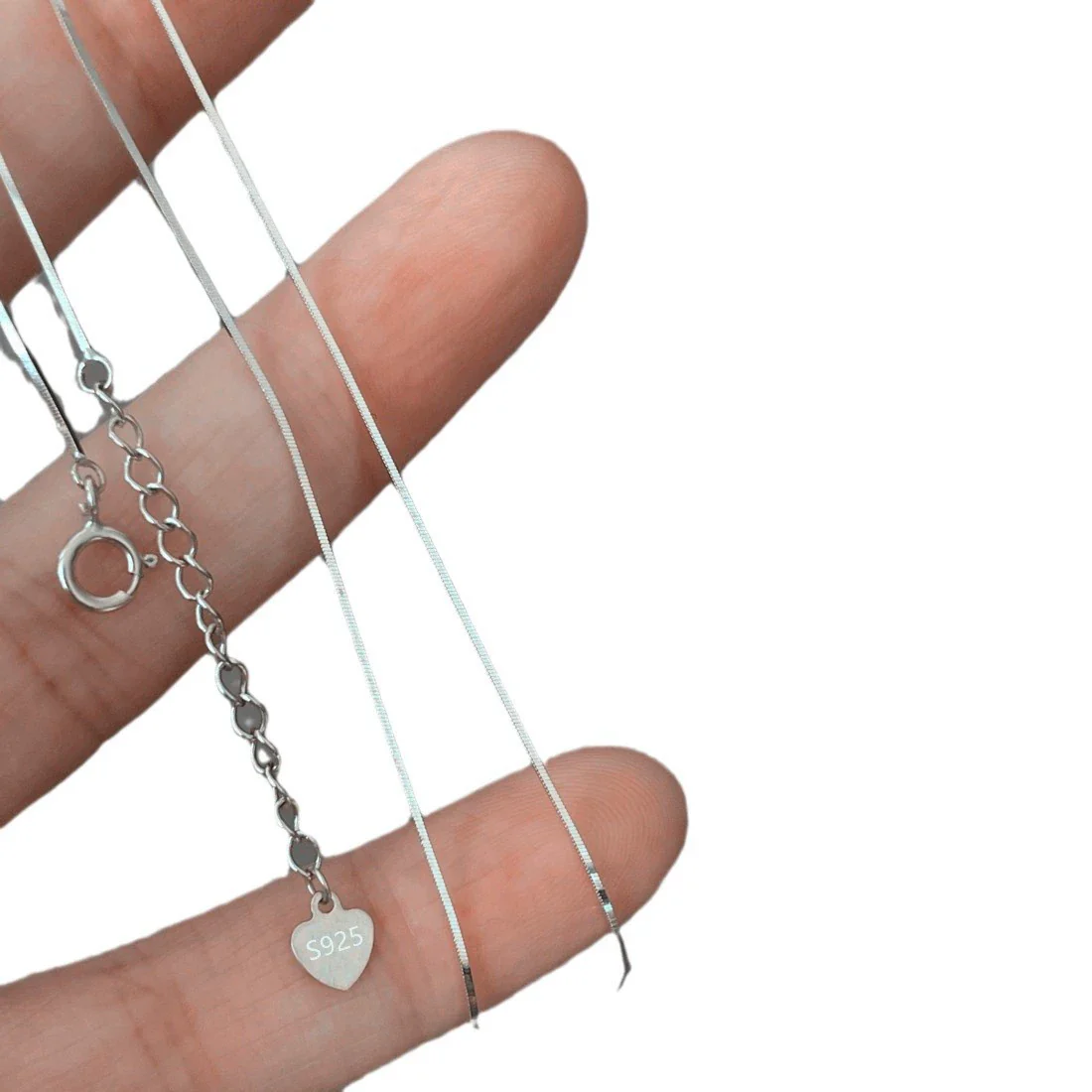 Wholesale Women's S925 Sterling Silver Snake Bone Chain 18K Gold Plated Animal Zodiac Pattern Polished Necklace - Image 5