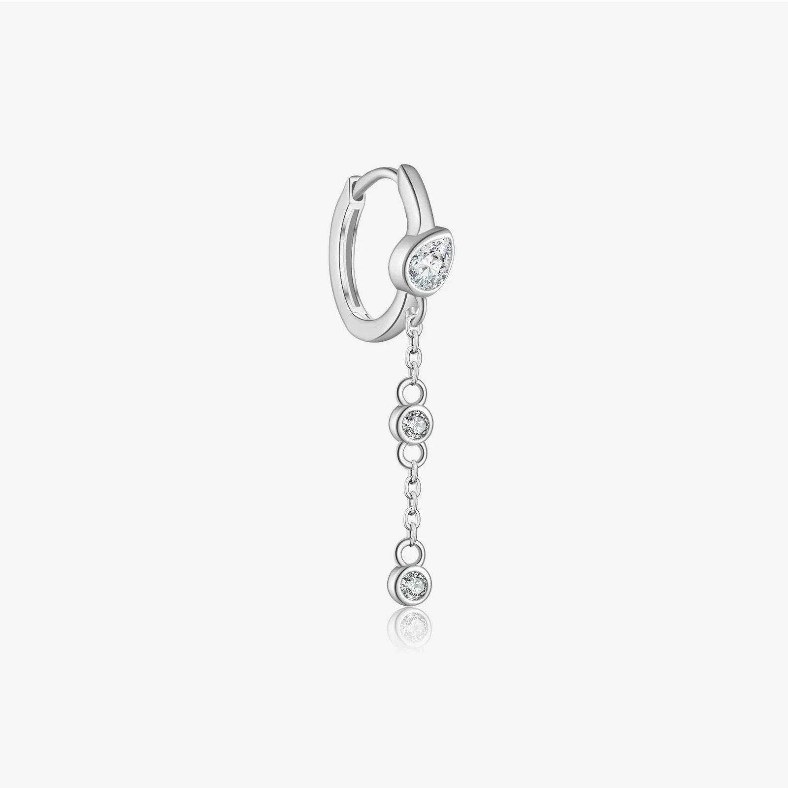 Wholesale Women's S925 Sterling Silver Tassel Pendant Earrings Geometric Style Electroplated - Image 6