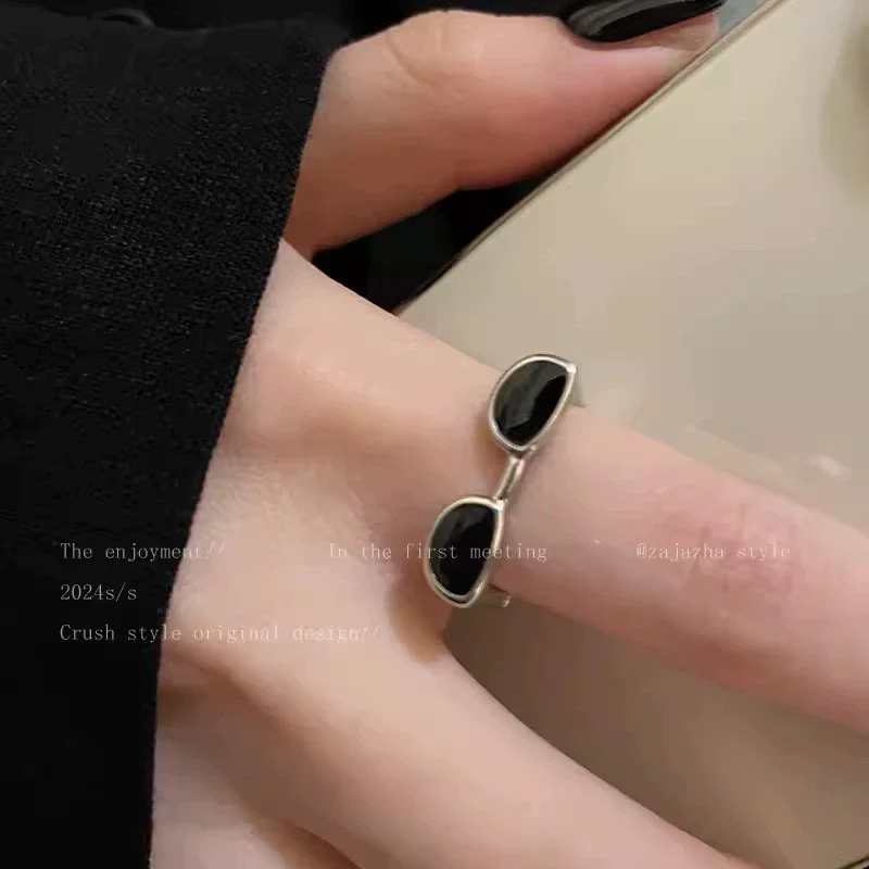Wholesale Women's Silver Zircon Open Ring Copper Electroplating Heart Bow Geometric Shape - Image 6