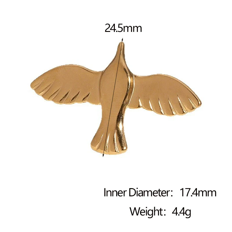 Wholesale Women's Simple Animal Zodiac Electroplated Stainless Steel Open Ring - Image 5