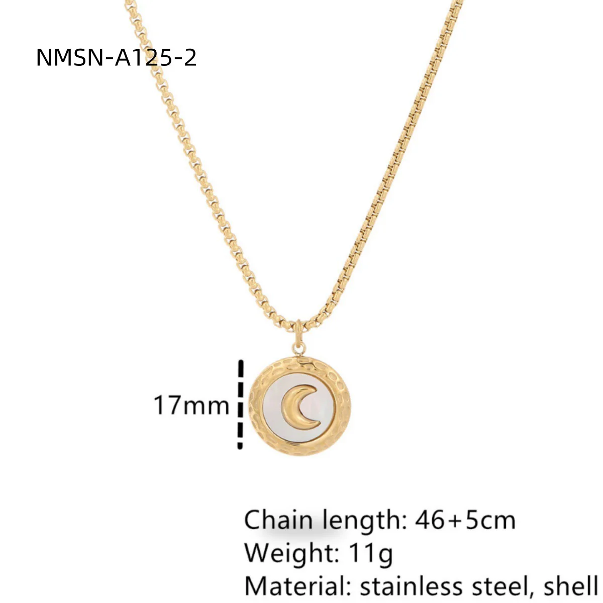 Wholesale Women's Stainless Steel 18K Electroplated Geometric Design Clavicle Necklace - Image 17