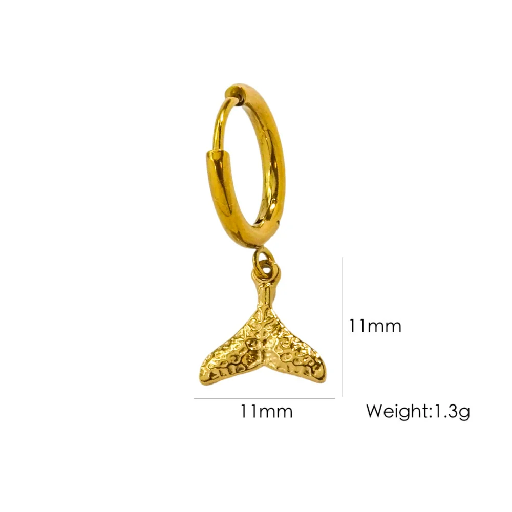 Wholesale Women's Stainless Steel Animals Zodiac Handmade Fine Throwing Vacuum In Furnace Polished Starfish Pendant Earrings - Image 18