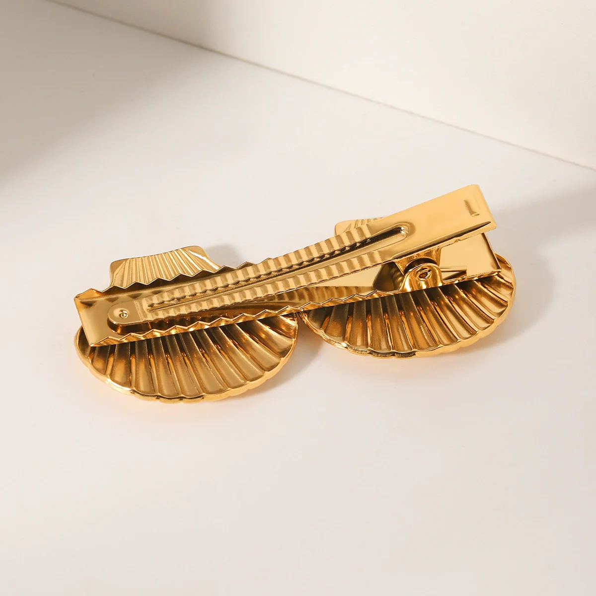 Wholesale Women's Stainless Steel Electroplated Ins Style Minimalist Duckbill Hair Clip Hair Accessory - Image 3