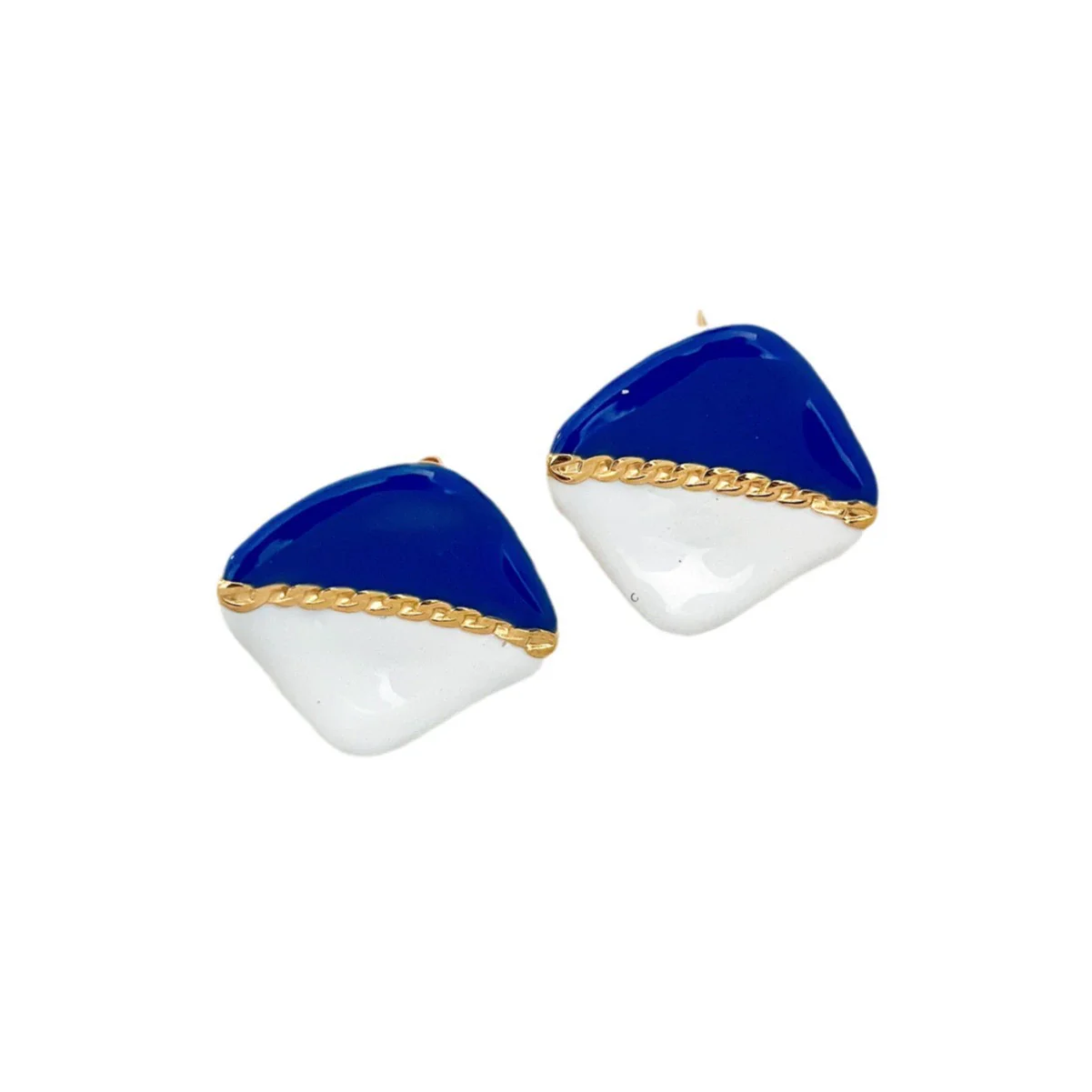 Wholesale Women's Stainless Steel Geometric Vintage Fashion Electroplated Earrings - Image 5