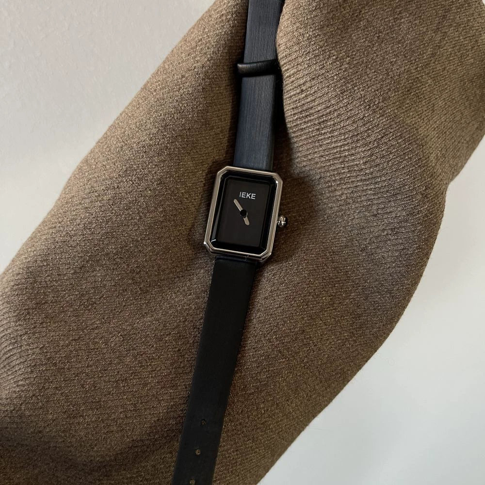 Wholesale Women's Stainless Steel Rectangular Dial Fashionable Nordic Niche Quartz Belt Watch - Image 3