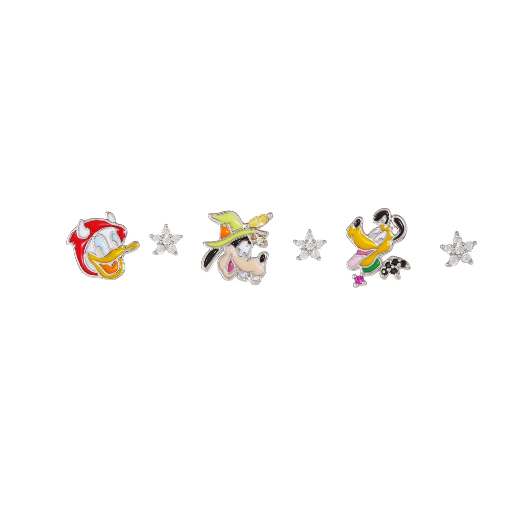 Wholesale Women's Sweet Cartoon Animal Copper Earrings With Oil Dropping Design - Image 5