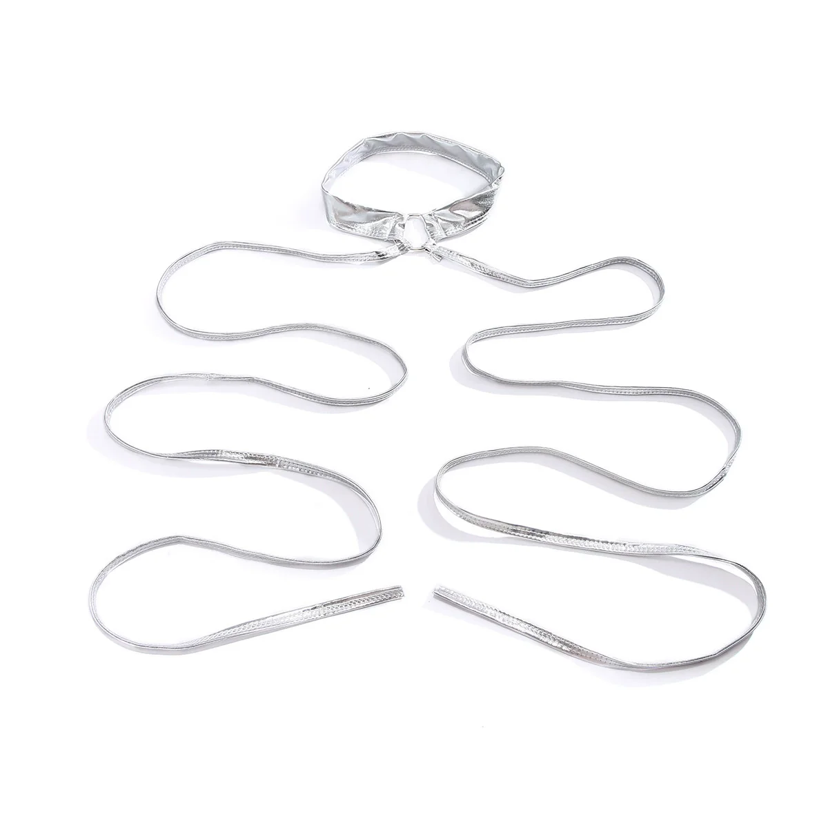 Wholesale Women's Thigh Chain And Foot Accessories Sexy Laceup Crossring Design Geometric Pattern - Image 3