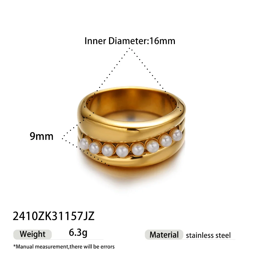 Wholesale Women's Titanium Steel Cartoon Character Electroplated Open Ring - Image 17