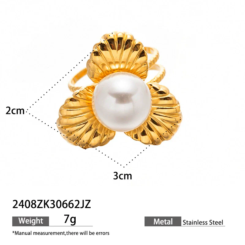 Wholesale Women's Titanium Steel Cartoon Character Electroplated Open Ring - Image 8
