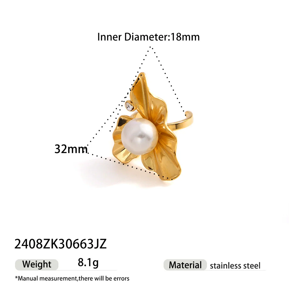 Wholesale Women's Titanium Steel Cartoon Character Electroplated Open Ring - Image 9
