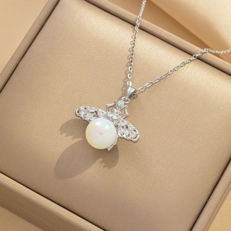 Wholesale Women's Titanium Steel Ochain Necklace With Geometric Pattern And Light Luxury Style Electroplated In Vacuum Furnace - Image 3