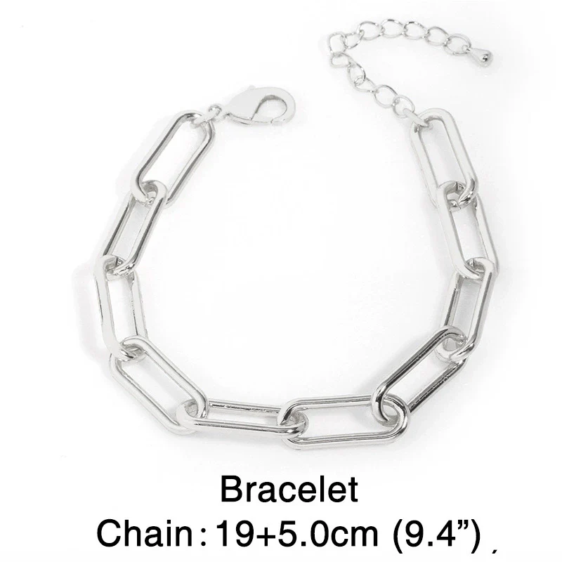 Wholesale Women's Titanium Steel Snake Bone Chain Hip Hop Cuban Necklace With Geometric Design And Gold Inlaid - Image 6