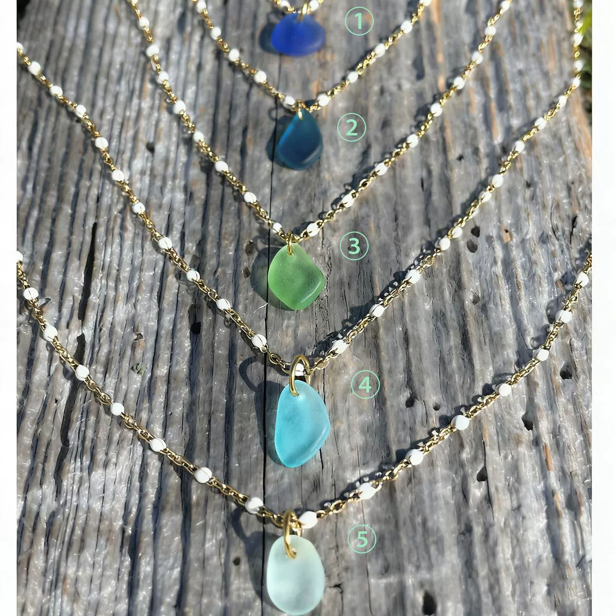 Wholesale Women's Ushaped Stainless Steel Electroplated Ball Chain Pendant Necklace With Epoxy Glazed Finish - Image 6