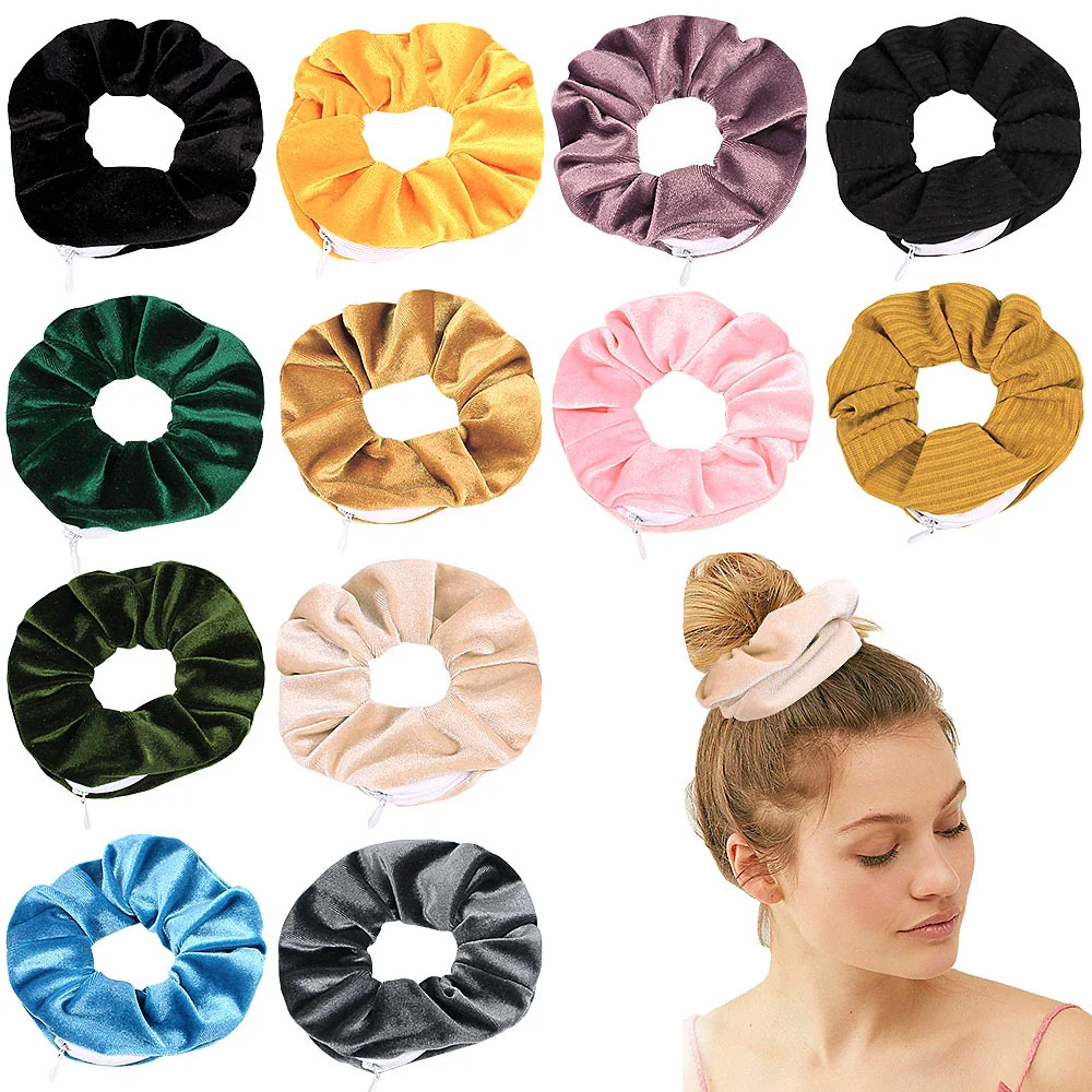 Wholesale Women's Velvet Cloth Purely Handmade Pig Intestine Hair Ring
