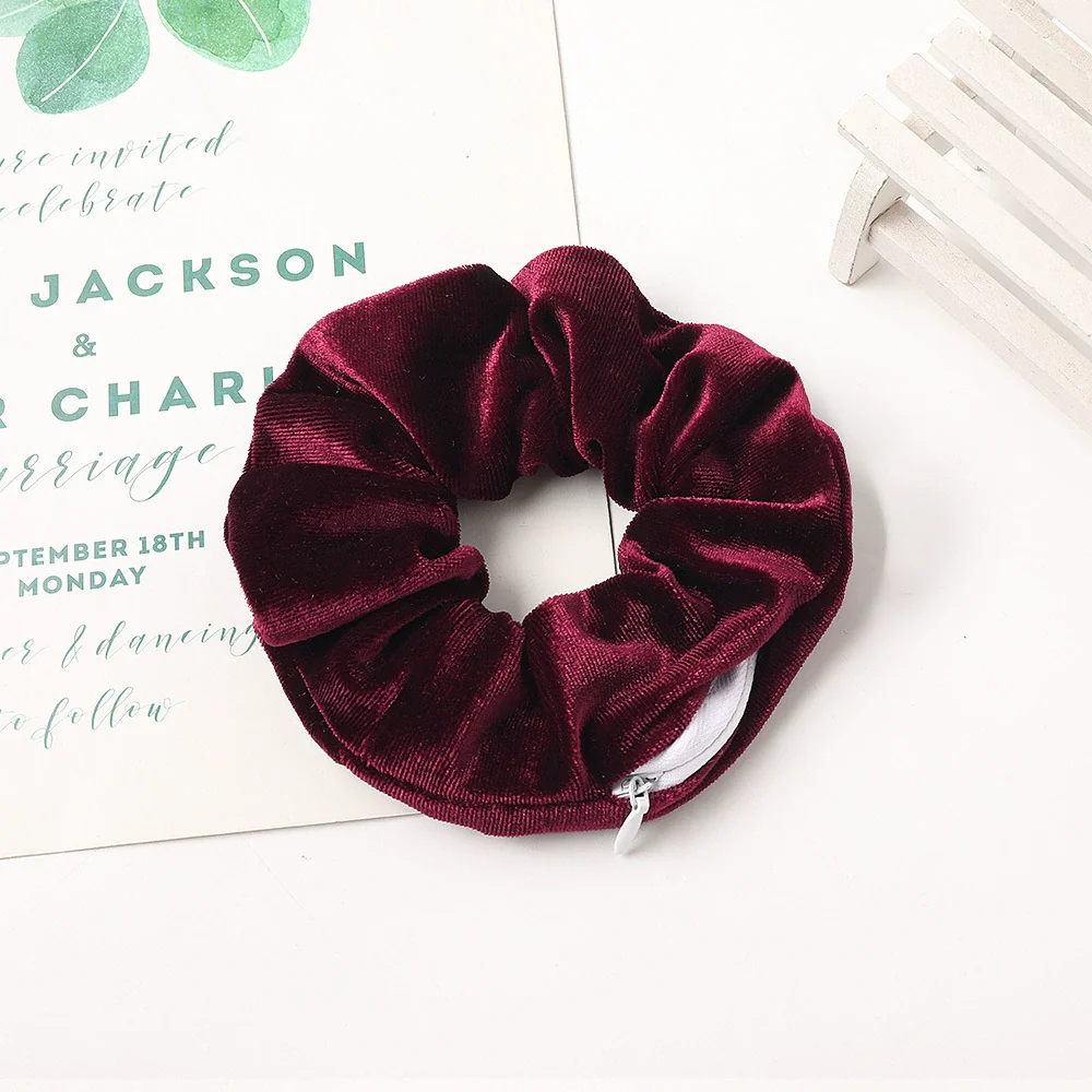 Wholesale Women's Velvet Cloth Purely Handmade Pig Intestine Hair Ring - Image 10