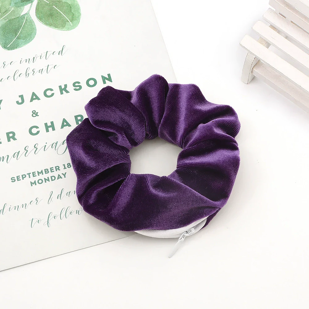 Wholesale Women's Velvet Cloth Purely Handmade Pig Intestine Hair Ring - Image 15