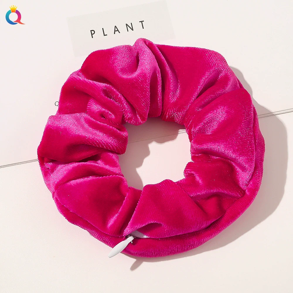 Wholesale Women's Velvet Cloth Purely Handmade Pig Intestine Hair Ring - Image 16