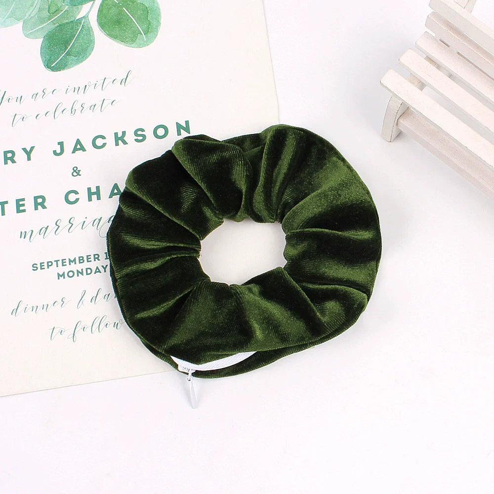 Wholesale Women's Velvet Cloth Purely Handmade Pig Intestine Hair Ring - Image 19