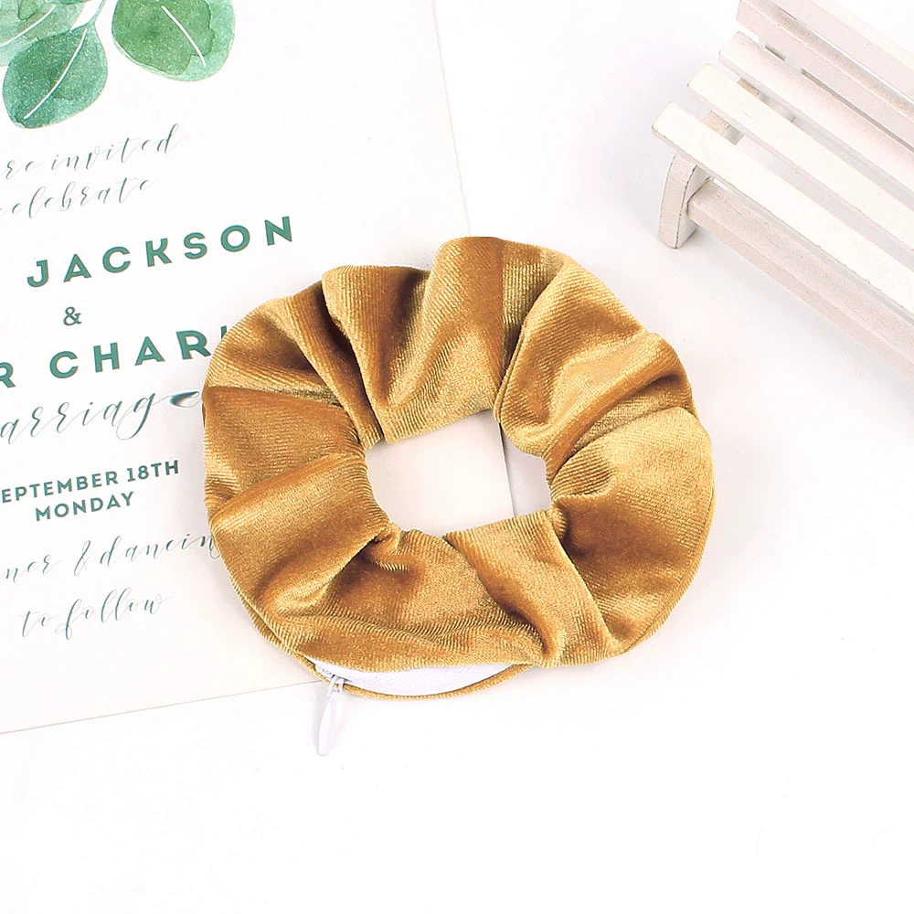 Wholesale Women's Velvet Cloth Purely Handmade Pig Intestine Hair Ring - Image 25