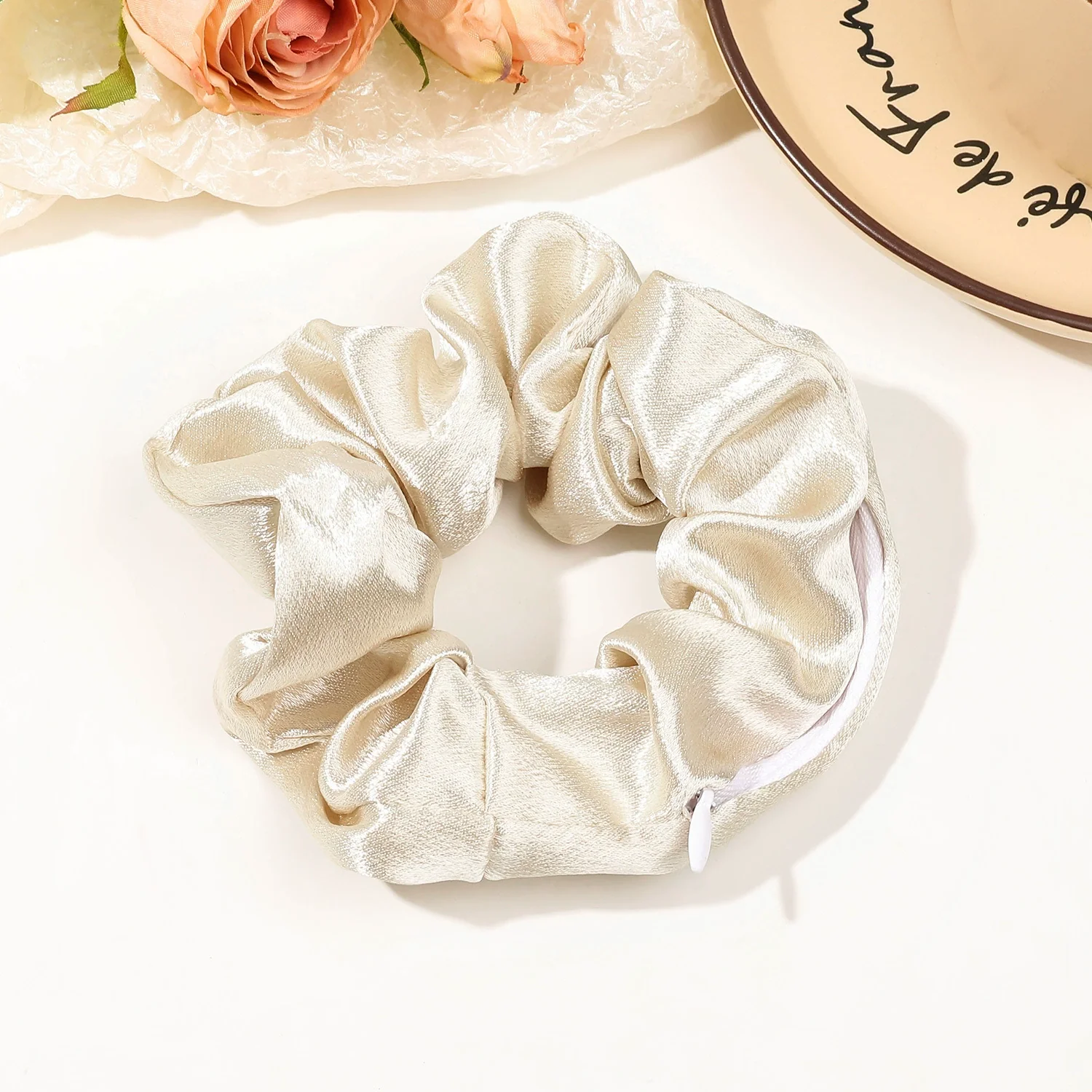 Wholesale Women's Velvet Cloth Purely Handmade Pig Intestine Hair Ring - Image 53