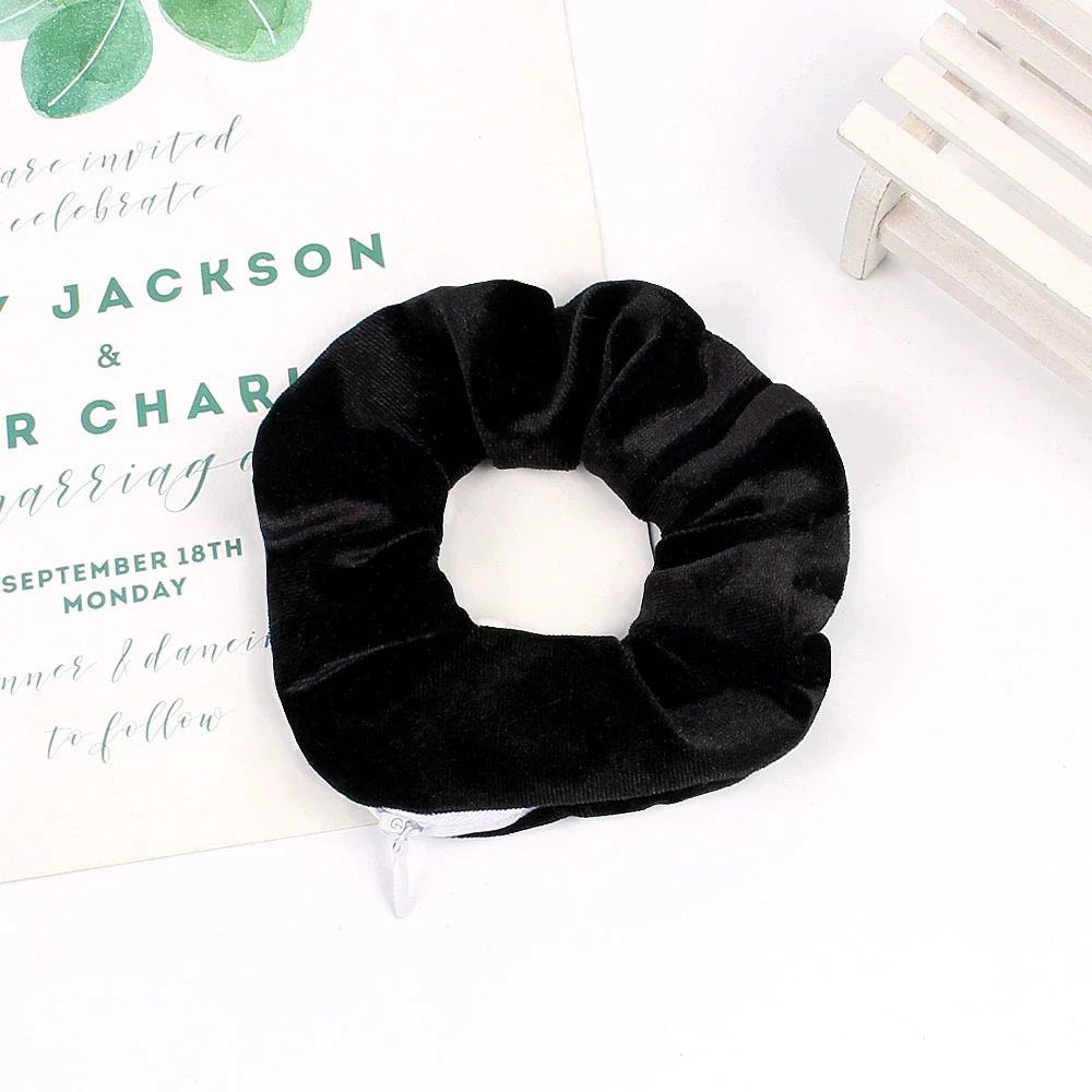 Wholesale Women's Velvet Cloth Purely Handmade Pig Intestine Hair Ring - Image 9