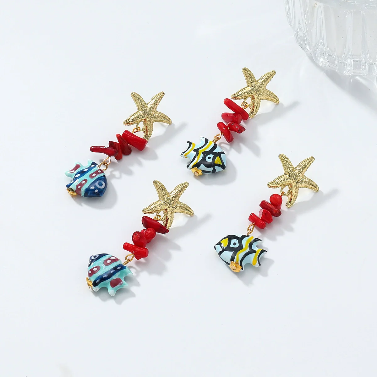 Wholesale Women's Zinc Alloy Animal Zodiac Style Electroplated Earrings - Image 3