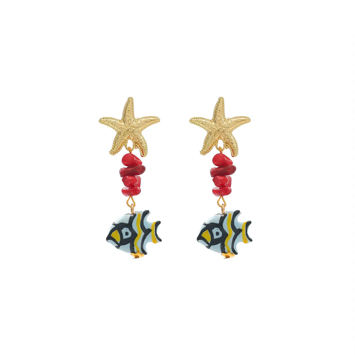 Wholesale Women's Zinc Alloy Animal Zodiac Style Electroplated Earrings - Image 4