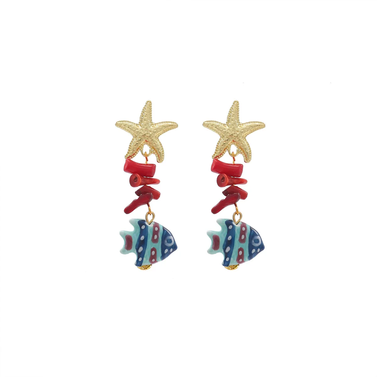 Wholesale Women's Zinc Alloy Animal Zodiac Style Electroplated Earrings - Image 5