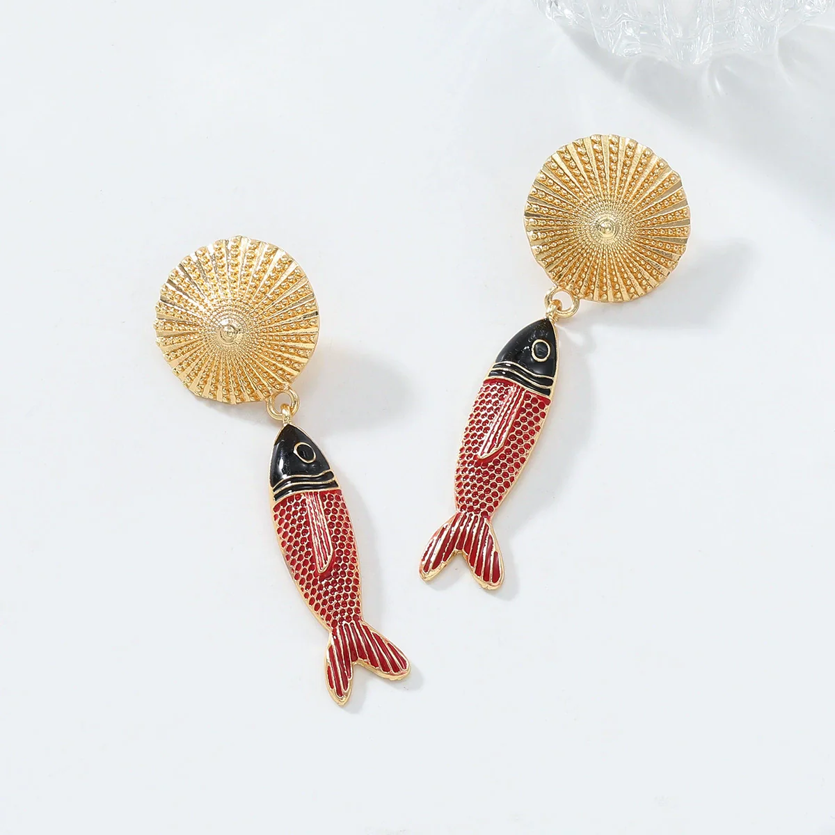 Wholesale Women's Zinc Alloy Animal Zodiac Style Electroplated Pendant Earrings - Image 3