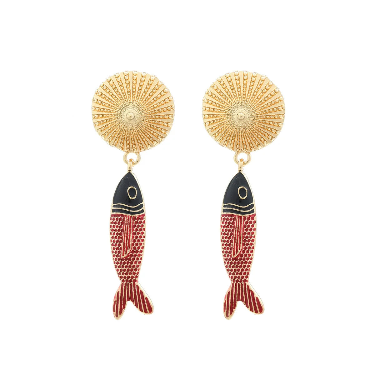 Wholesale Women's Zinc Alloy Animal Zodiac Style Electroplated Pendant Earrings - Image 5