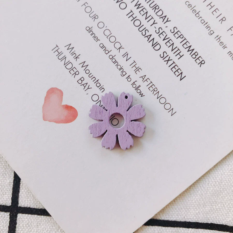 Wholesale Wood Candy Color Flower Earrings Jewelry Accessories - Image 14