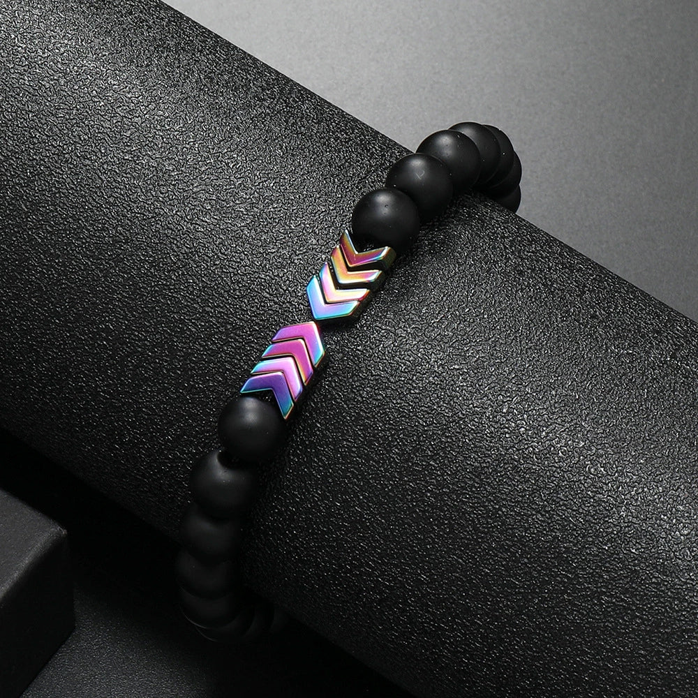Wholesale Wooden Beaded Bracelet Geometric Style Pure Handmade Unisex - Image 2