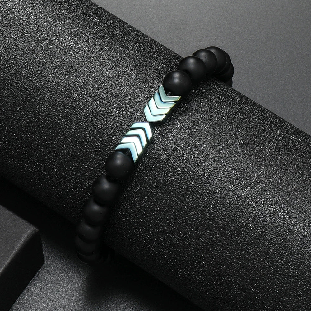 Wholesale Wooden Beaded Bracelet Geometric Style Pure Handmade Unisex - Image 3