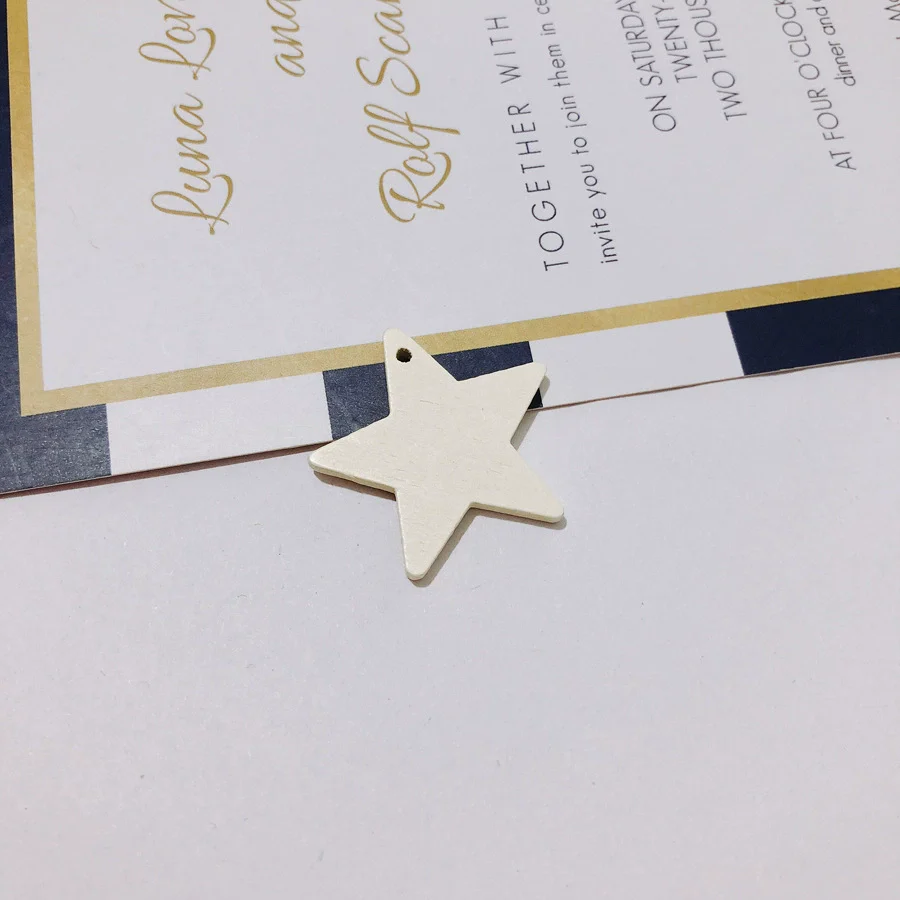 Wholesale Wooden Fivepointed Star Earrings Jewelry Accessories Handmade - Image 7