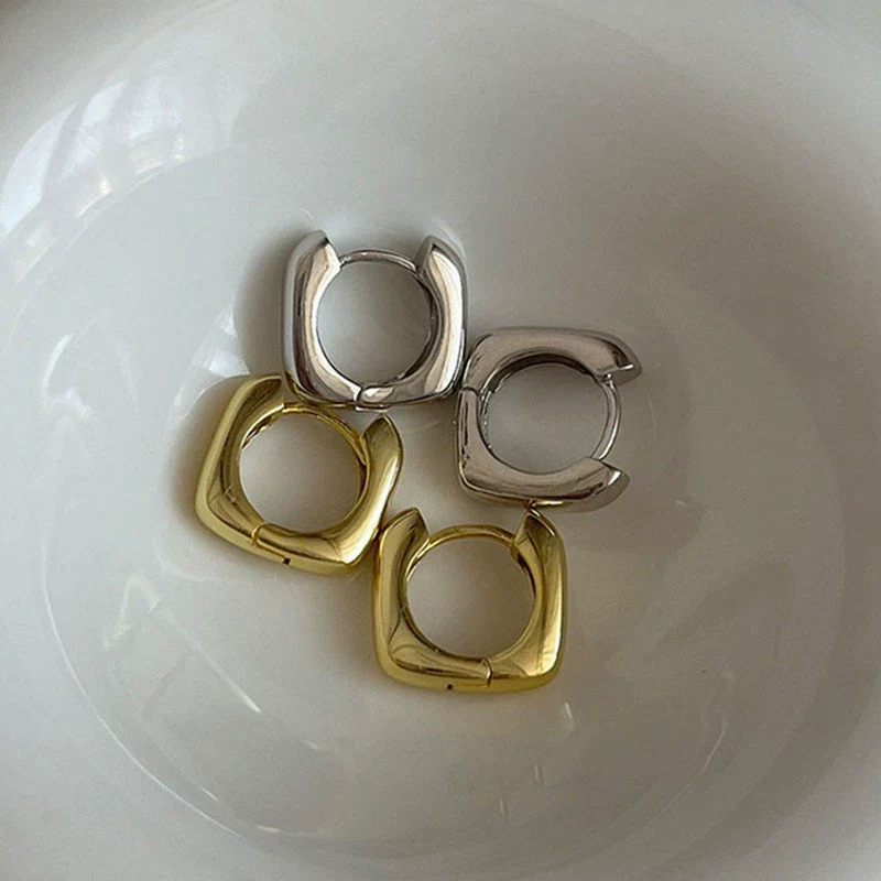 Wholesale Zinc Alloy Geometric Light Luxury Style Electroplated Women's Earrings