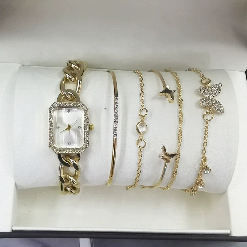 Women Quartz Watch Alloy Mesh Band Round Dial Stainless Steel Clasp Fashion Style - Image 10