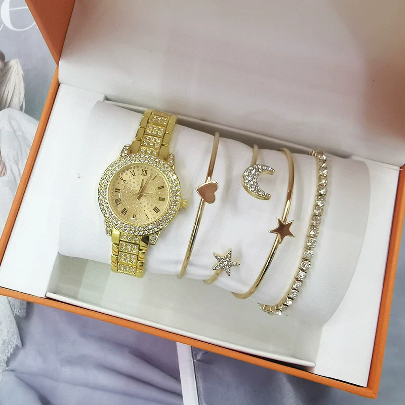 Women Quartz Watch Alloy Mesh Band Round Dial Stainless Steel Clasp Fashion Style - Image 12