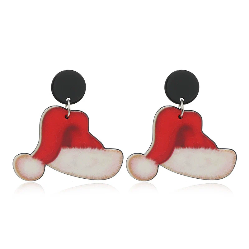 Women's Acrylic Earrings With Cartoon Character And Geometric Patterns For Festival - Image 5