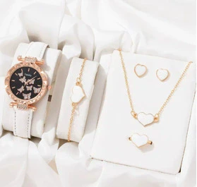 Women's Alloy And Imitation Leather Fashion Simple Round Dial Watch With Spiral Crown And Pin Buckle - Image 45