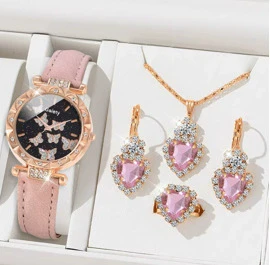 Women's Alloy And Imitation Leather Fashion Simple Round Dial Watch With Spiral Crown And Pin Buckle - Image 48